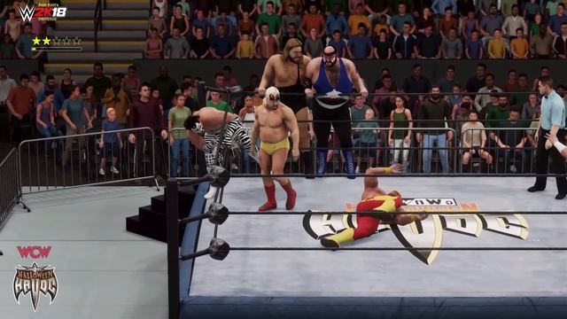 WWE2K18 GAMEPLAY: Dungeon of Doom VS. Hulk Hogan, Sting, Luger & Machoman [incl. Mods & Storyline] смотреть онлайн