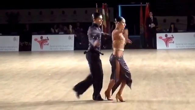 Javier Rodríguez y Cristina mañas campeones de España profesional latino 2015 SAMBA смотреть онлайн