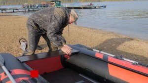 YACHTMAN-320 СК FF INTERCEPTER лодка ПВХ с под мотор с усилением (бронированная)