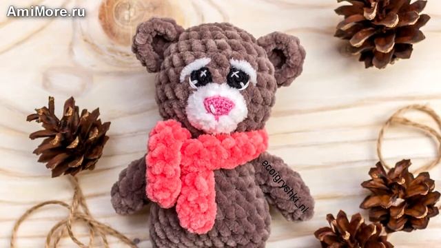 Амигуруми: схема Мини Мишка. Игрушки вязанные крючком. Free crochet patterns. Free crochet patterns смотреть онлайн