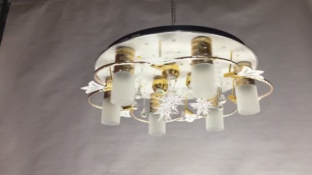 Люстра (светильник потолочный) 8053/6+3 FGD Е27(арт ВВ00425)! смотреть онлайн