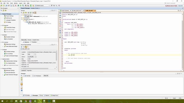 Coding and Simulating Simple VHDL in Vivado смотреть онлайн
