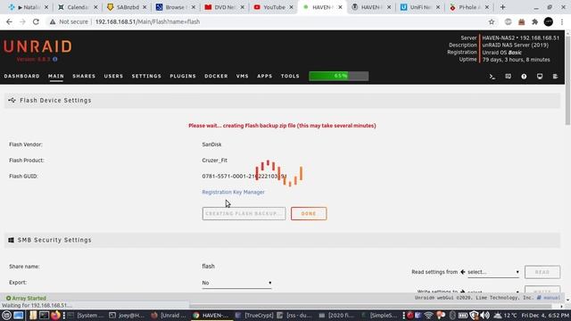 Backup Unraid Flash drive смотреть онлайн