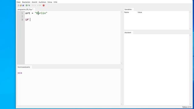 Bedingungsprüfung mit if / elif / else in Python смотреть онлайн