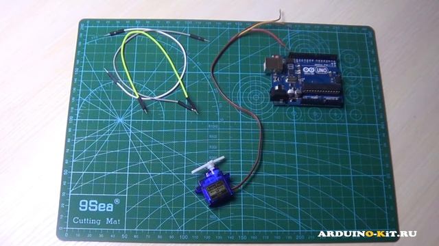 Подключение сервопривода SG90 к Arduino смотреть онлайн