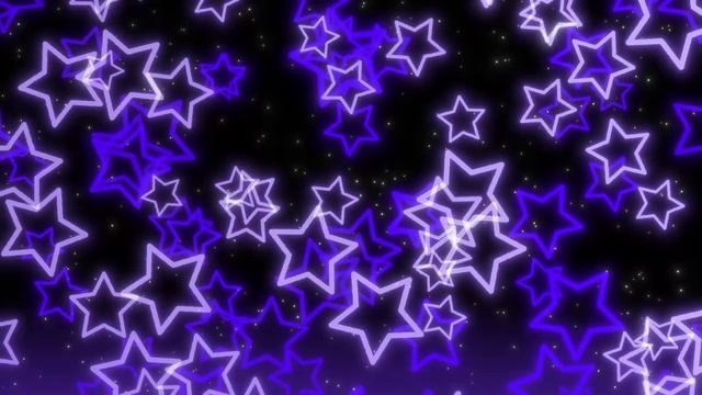 ⭐Motion graphics background with soaring purple neon stars⭐ смотреть онлайн