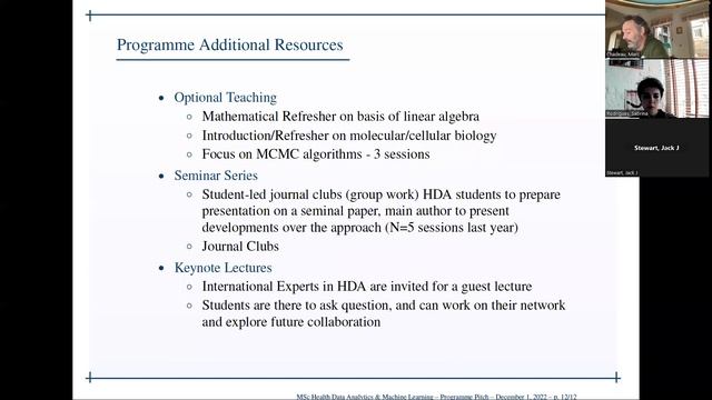 MSc in Health Data Analytics and Machine Learning Admissions Webinar November 2022 смотреть онлайн