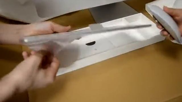 Распаковка Моноблок Apple IMac 21.5 C дисплеем Retina 4K процессор 3,4 ГГц
