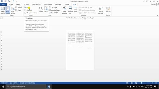 Page layout Menu + View Menu with all Basic Option | Lesson 6 - MSCIT | Hindi | 2020 смотреть онлайн