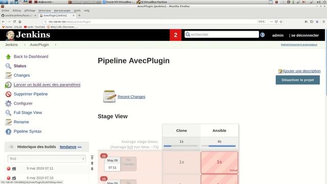 Jenkins - 23. Pipeline : Passer des variables à Ansible смотреть онлайн