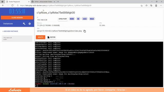 Jugar con Docker | Play with Docker смотреть онлайн