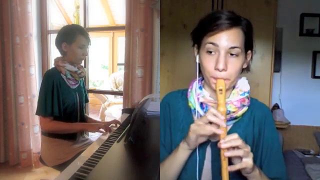 Legend of Zelda - Saria's Song (Flute & Piano) смотреть онлайн