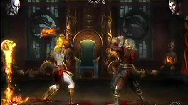 Mortal Kombat 9 Ladder mode Kratos Vs Shang Tsung смотреть онлайн