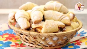 РОГАЛИКИ из ПЕСОЧНОГО ТЕСТА с ПОВИДЛОМ. Печь надо сразу и много. Улетают как семечки.