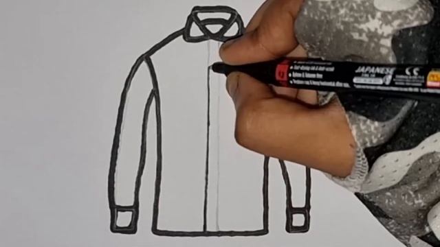 How to draw a shirt | Ko'ylakni qanday chizish kerak | Как нарисовать рубашку | DFK Jes ART смотреть онлайн