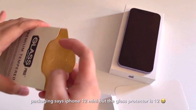 ? unboxing iphone 12 mini purple in 2023 | phone cases try on ! смотреть онлайн
