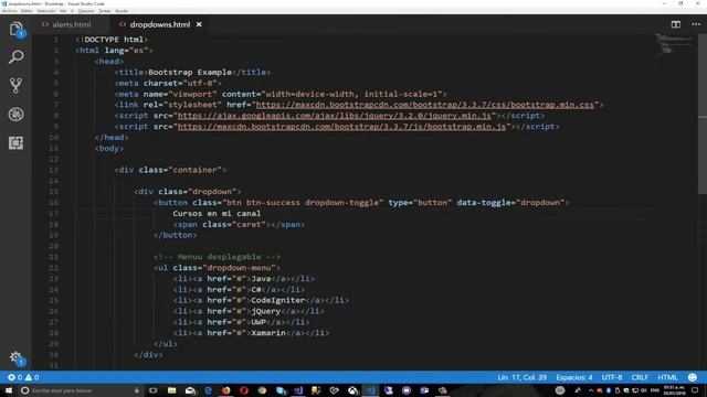 Bootstrap #19 DropdownMenu смотреть онлайн
