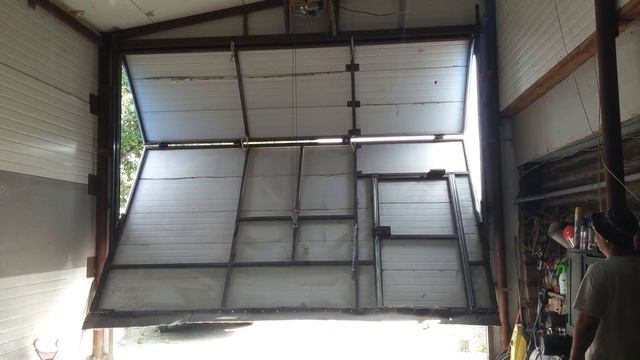 Ворота складные на приводе! смотреть онлайн