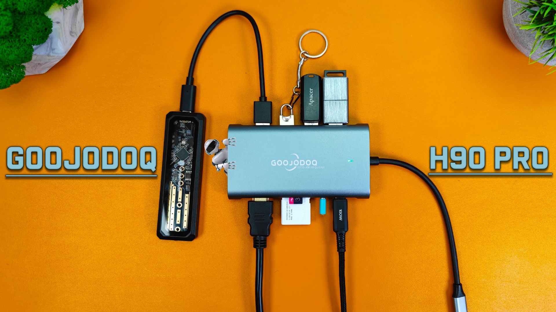 ПРОКАЧАЙ свой НОУТБУК ! GOOJODOQ H90 PRO - Недорогая, навороченная Док-Станция для НОУТБУКА ! смотреть онлайн