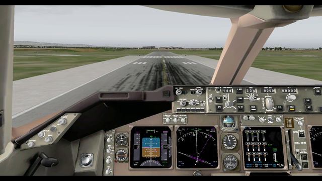 Boeing 747 Landing in to Rimini LIPR X-Plane 10 смотреть онлайн