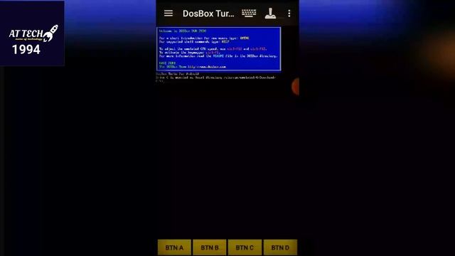 How To run Dos software and games on android #AtTech1994# смотреть онлайн
