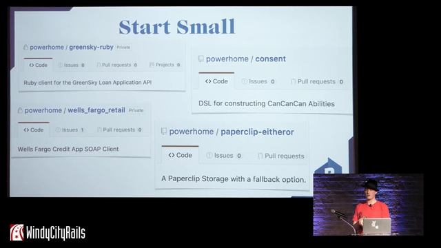 Scaling Your Rails App Codebase with CBRA - Ben Klang, Power Home Remodeling смотреть онлайн