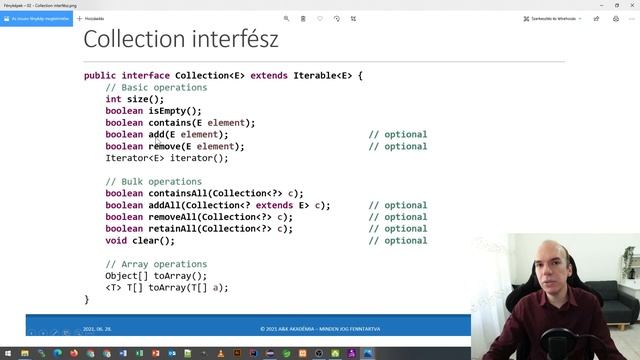 Collections Framework felépítése - Java programozás kezdőknek Andrissal - 80. rész смотреть онлайн
