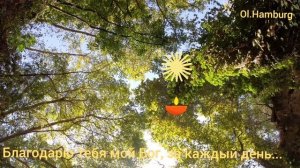 Благодарю тебя мой Бог, за каждый день...                                  /Христианские стихи/