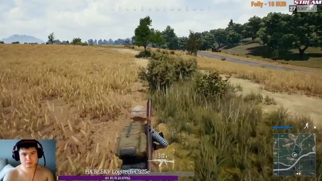 PUBG пробую брать топ, соло, дуо, новичок в таком жанре игр смотреть онлайн