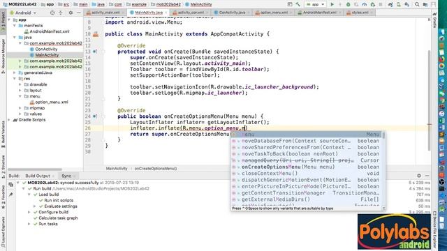 Android Giao diện - Video28 - Sử dụng option menu trong android смотреть онлайн