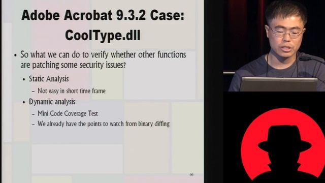 Black Hat USA 2010: Locating Vulnerabilities Out of Vendor Patches Automatically 4/4 смотреть онлайн