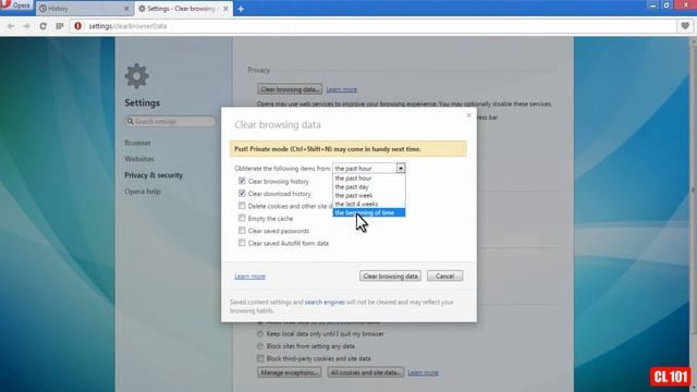 Clear History Opera смотреть онлайн