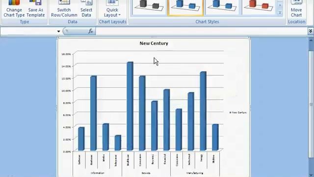 chart in Excel 2007 смотреть онлайн