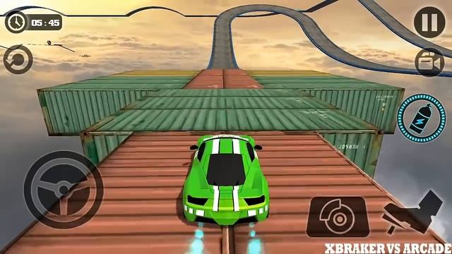 Impossible Stunt Car Tracks 3D New Vehicle Unlocked - Android GamePlay 2017 смотреть онлайн