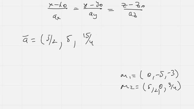 аналитическая геометрия | взаимосвязь уравнений прямой в пространстве смотреть онлайн