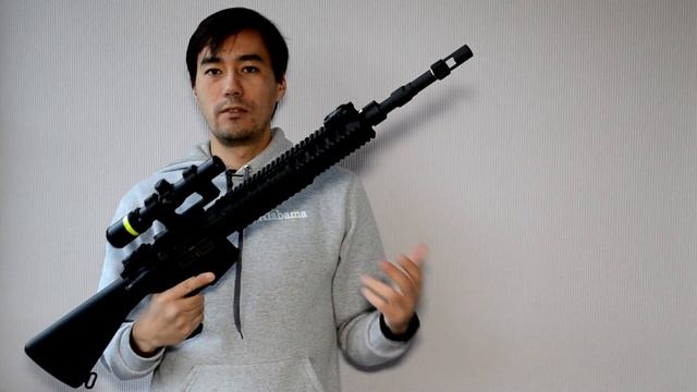 Обзор страйкбольной снайперской винтовки VFC MK12 Mod1 AEG