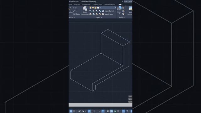 AutoCAD Isometric Drawing Exercise 6s смотреть онлайн