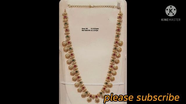 Latest gold long haram designs||long chain designs|| gold necklace design|| смотреть онлайн