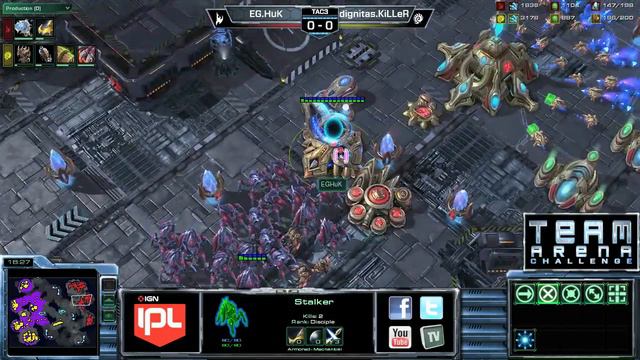 Evil Geniuses vs Dignitas - Game 1 - TAC3 LR3 - StarCraft 2 смотреть онлайн
