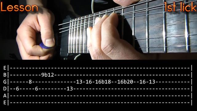 Mouth For War Guitar Solo Lesson - Pantera (with Tabs)