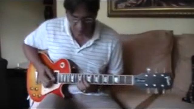GIBSON LES PAUL STD. FADED 2005 (PICKUPS COVERED) SLOW BLUES IMPROV. ANDRES AYBAR MASTER смотреть онлайн