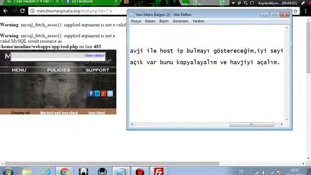 Havji İle Sql açıklı site host ip bulma -TÜRKSİBERGUVENLİK.NET смотреть онлайн
