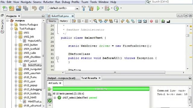 Selenium Recipes (Java) in Action смотреть онлайн