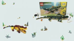 Lego Creator 31121 Crocodile - Animated Review & Quick Building