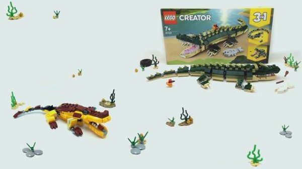 Lego Creator 31121 Crocodile - Animated Review & Quick Building