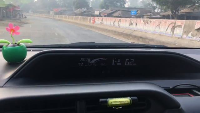 Toyota Aqua X Urban Top Speed Review at Two way Road Bangladesh. смотреть онлайн