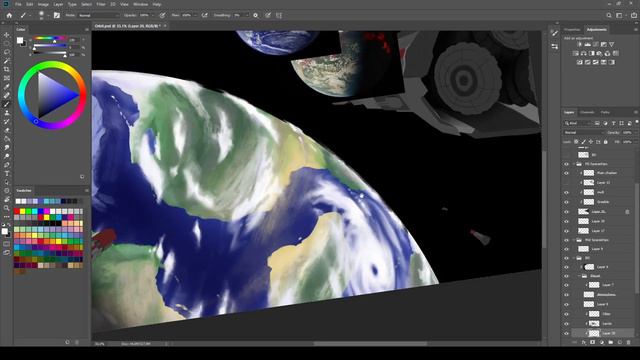 The Orbit - Speed Paint смотреть онлайн