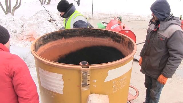 #резиновоебесшовноепокрытие Зимняя укладка покрытий компанией Экополис смотреть онлайн