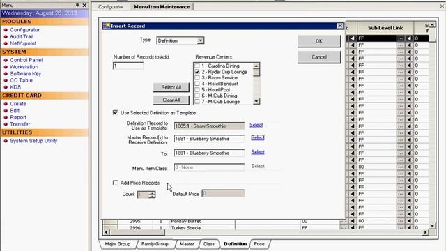 9700 Adding Menu Items смотреть онлайн