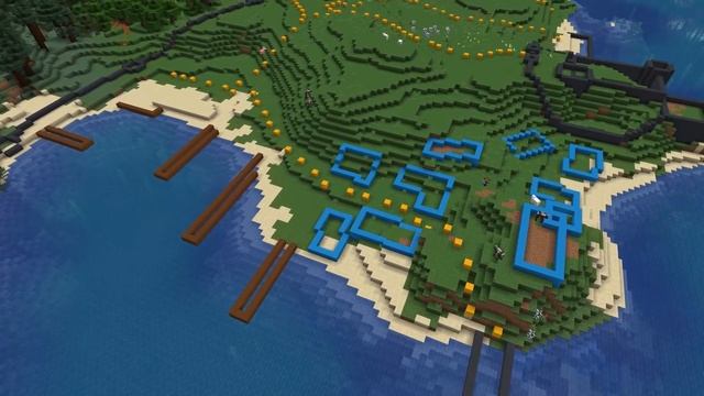 How to build an Awesome Town in Minecraft 1.15 Vanilla смотреть онлайн